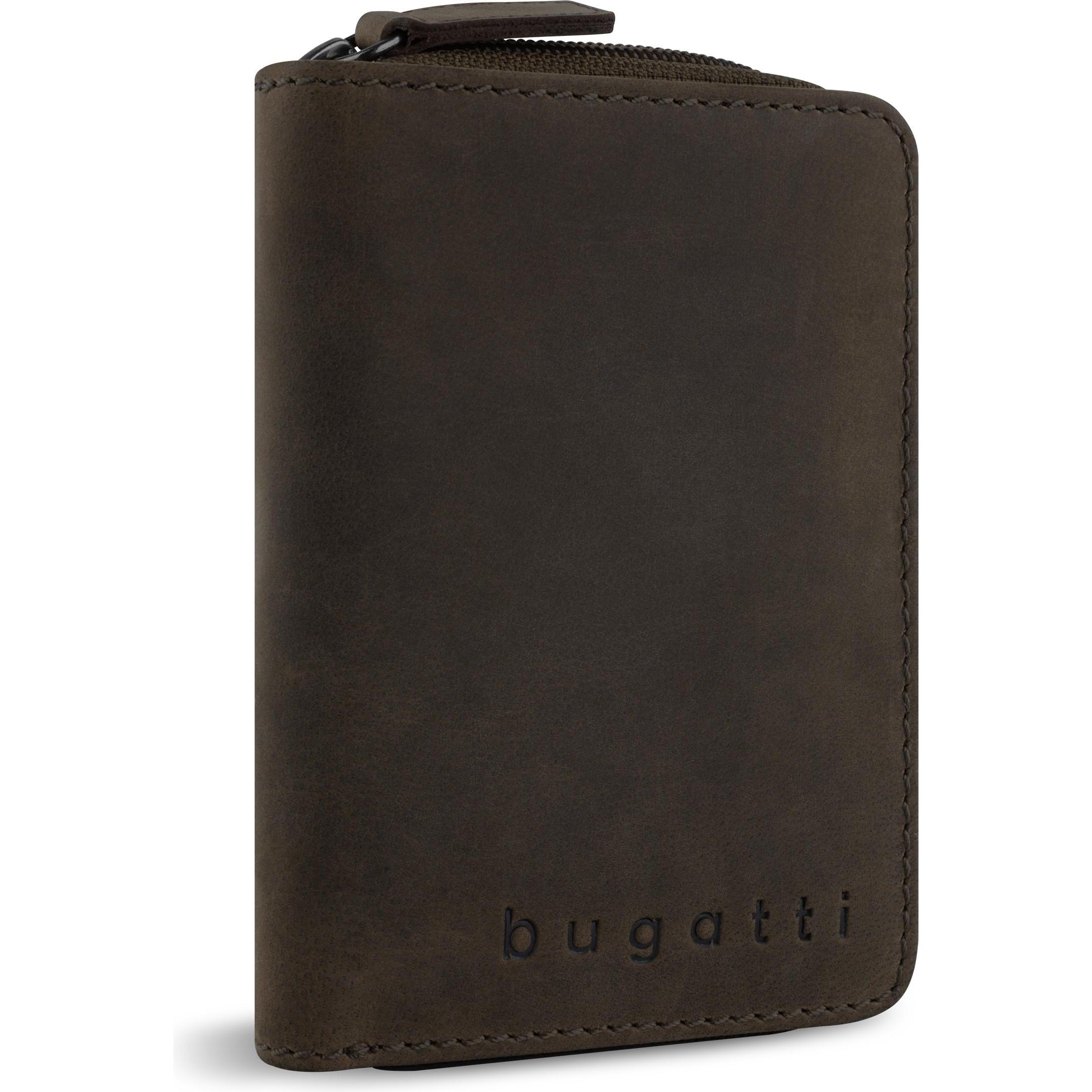 Thumbnail - Bugatti, Damen, Portemonnaie, Luca Geldbörse Leder 9 cm, Braun