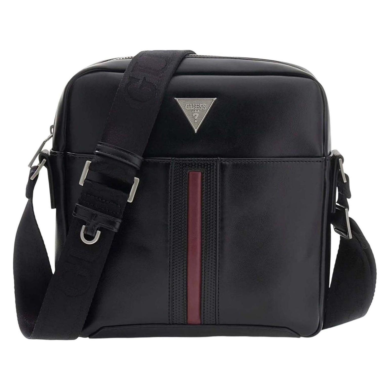 Guess, Herren, Handtasche, Torino Umhängetasche 24.5 Cm, Schwarz