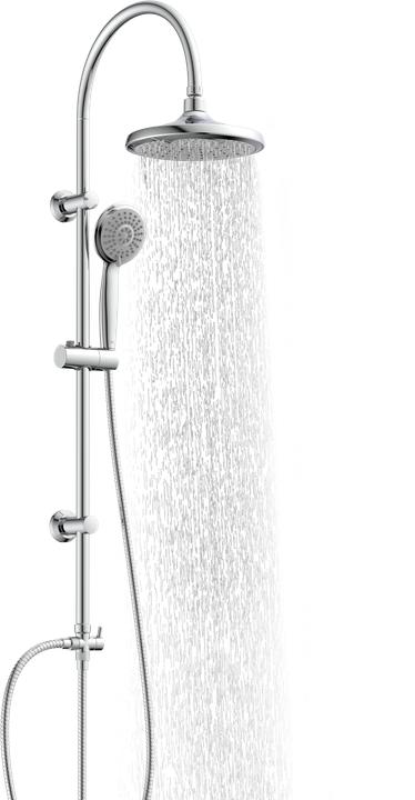 Actual product image Eisl Rain shower bath SOMMERREGEN overhead shower set chrome shower system rain shower DX1005CS-A (5 Beam types)