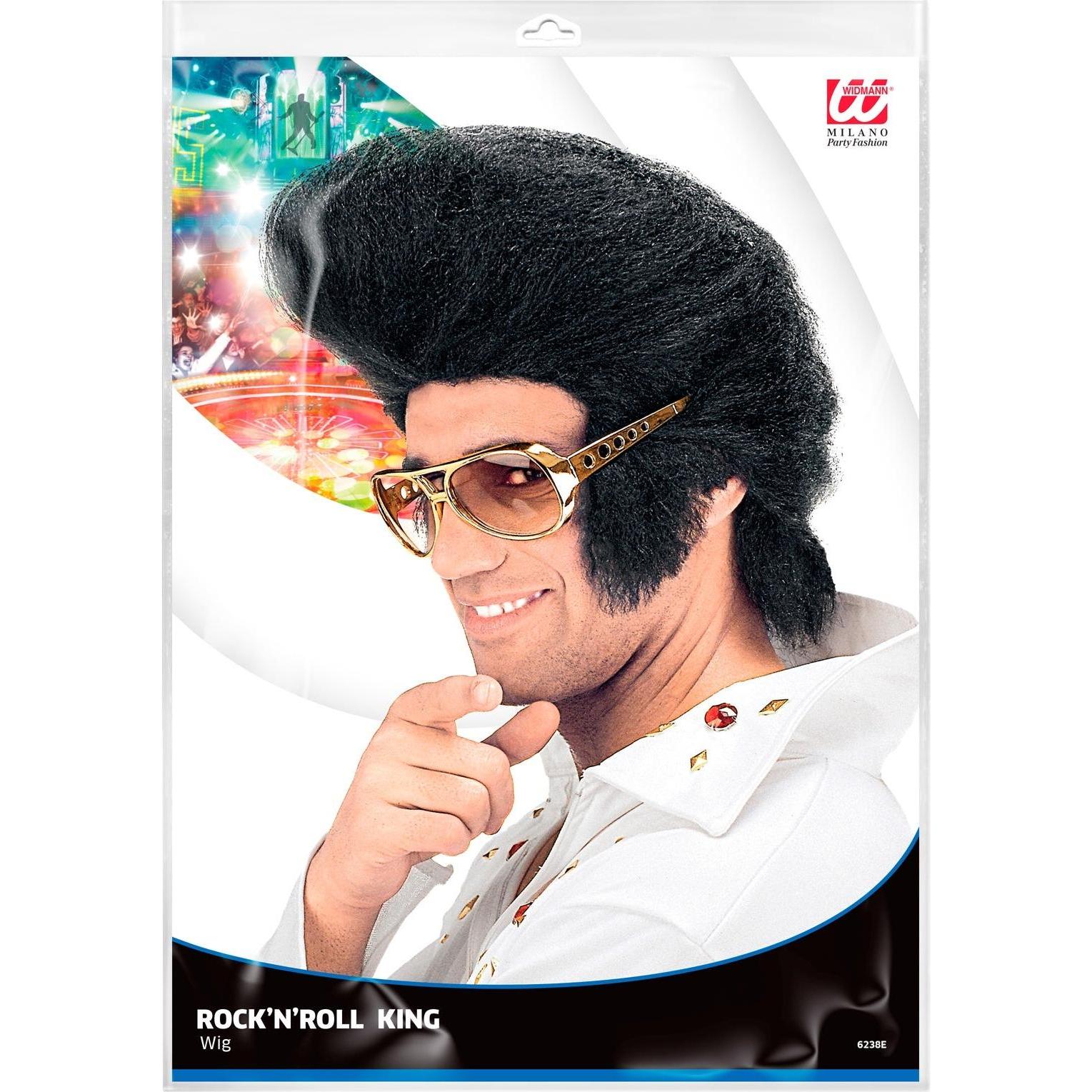 Thumbnail - Widmann Elvis King of Rock'n Roll Perücke