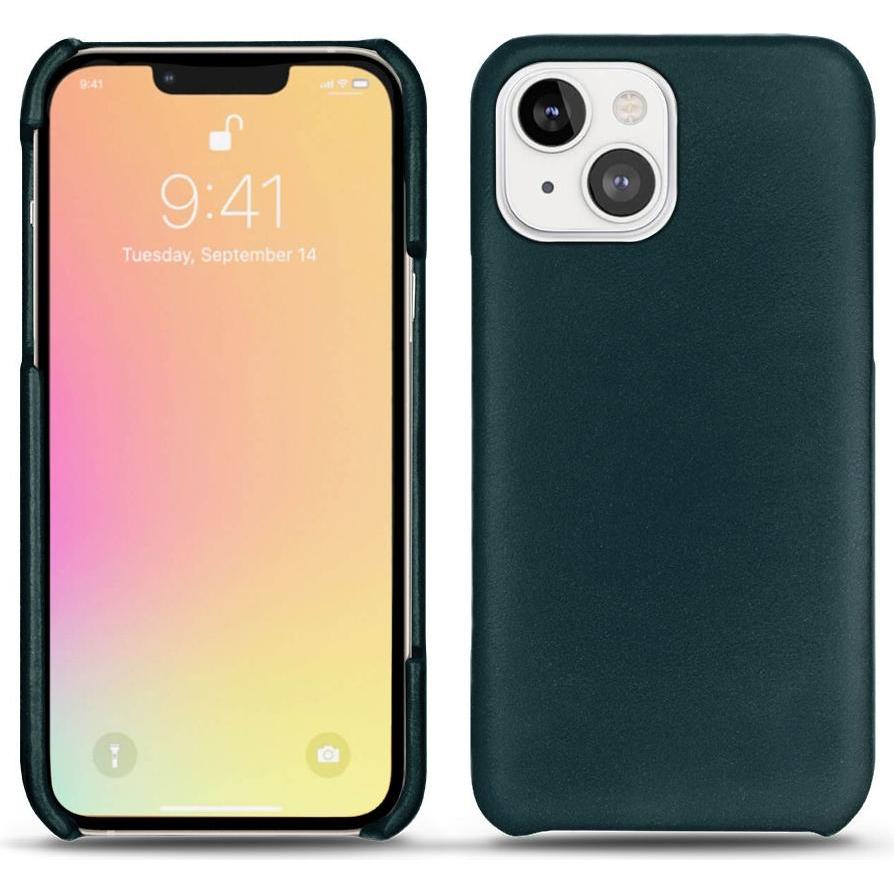 Noreve Lederschutzhülle (Apple iPhone 13), Smartphone Hülle, Blau