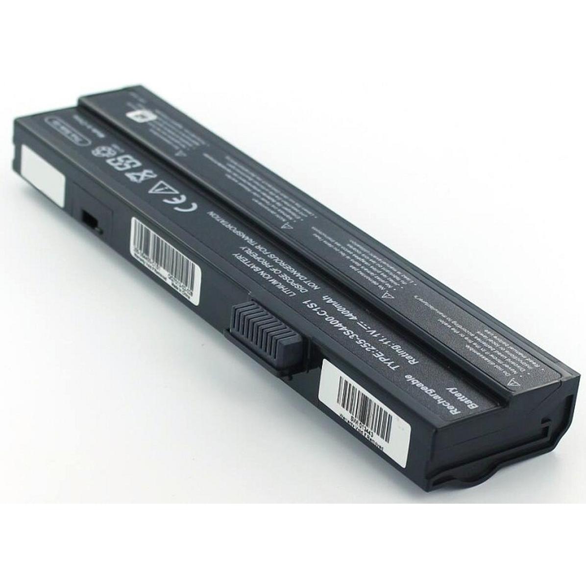 AGI Akku kompatibel mit Fujitsu-Siemens 3S4400-S1P3-02 - Akku - 4.400 mAh (4400 mAh), Notebook Akku, Schwarz