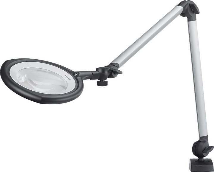 Actual product image Waldmann TEVISIO LED magnifying lamp, 3.5 dioptre lens, multi-stage switchable, infinitely (750 lm)