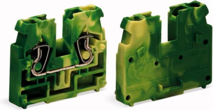 Produktbild Wago Reihenklemme gelb/grün 2.5mm²