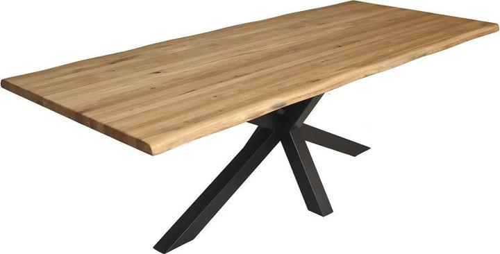 Actual product image Home123 CONNECT table - panel TREE EDGE DL 40 3-layer (oak, 180x90x4) (180 x 90 cm)