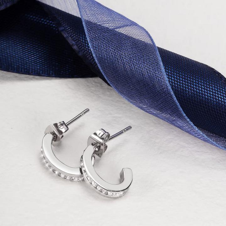 Produktbild Morellato Creole Earrings With Crysta (Edelstahl)