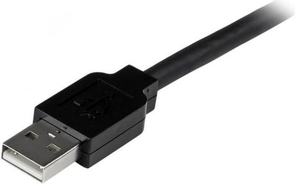 Image du produit StarTech 25m Active USB 2.0 Extension Cable - St/Bu - USB Reapeater / Signal Booster Cable Plug/B... (USB 2.0)