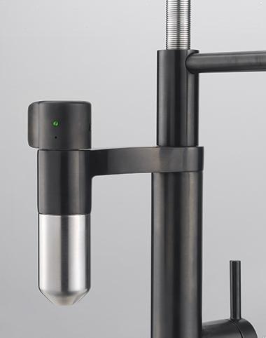 Actual product image Franke Vital Professional Functional Faucet Black Matt / Stainless Steel Look (PVD Coating) 120.062
