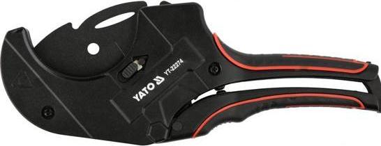 Produktbild Yato Profi Rohrschneider Rohrschere Kunstoffrohrschneider Schlauch Schneidzange von PVC/PE/PU/PP/PEX/PPR/ (47 mm)