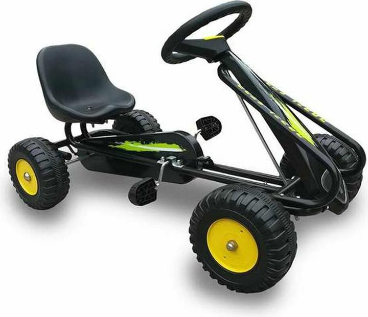 BigBuy Fun Go-Kart Go Kart Black