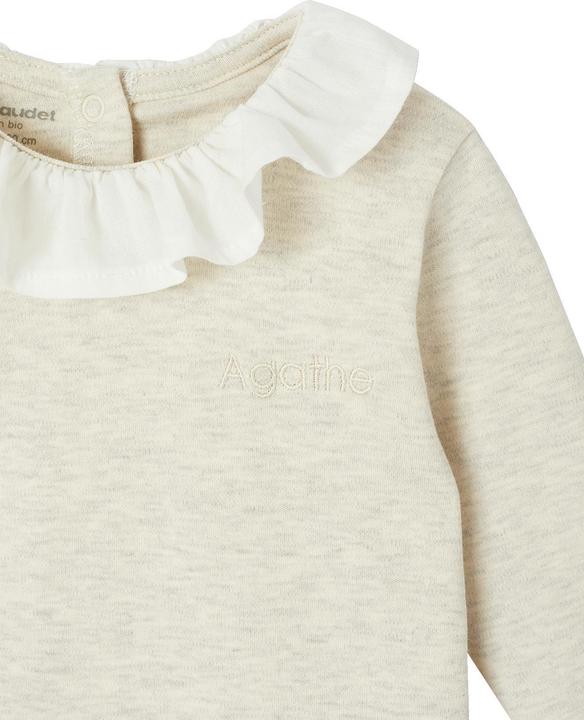 Produktbild Vertbaudet Bio-Kollektion: 2er-Pack Baby Strampler mit Kragen und abnehmbarem Fuss (50)