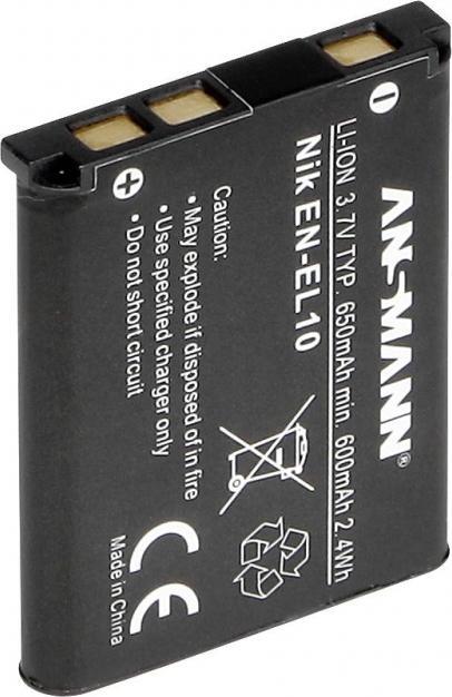 Actual product image Ansmann A-Nik EN-EL10 (Camera battery)