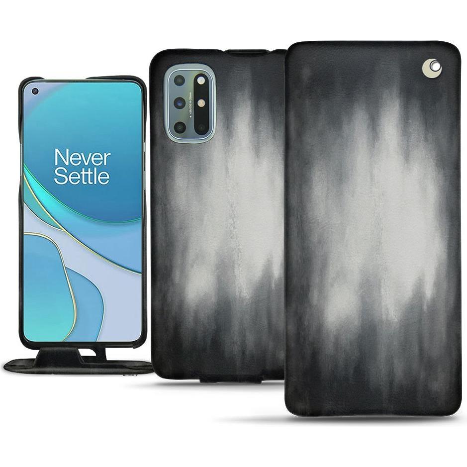 Noreve Lederschutzhülle vertikal (OnePlus 8T), Smartphone Hülle, Grau