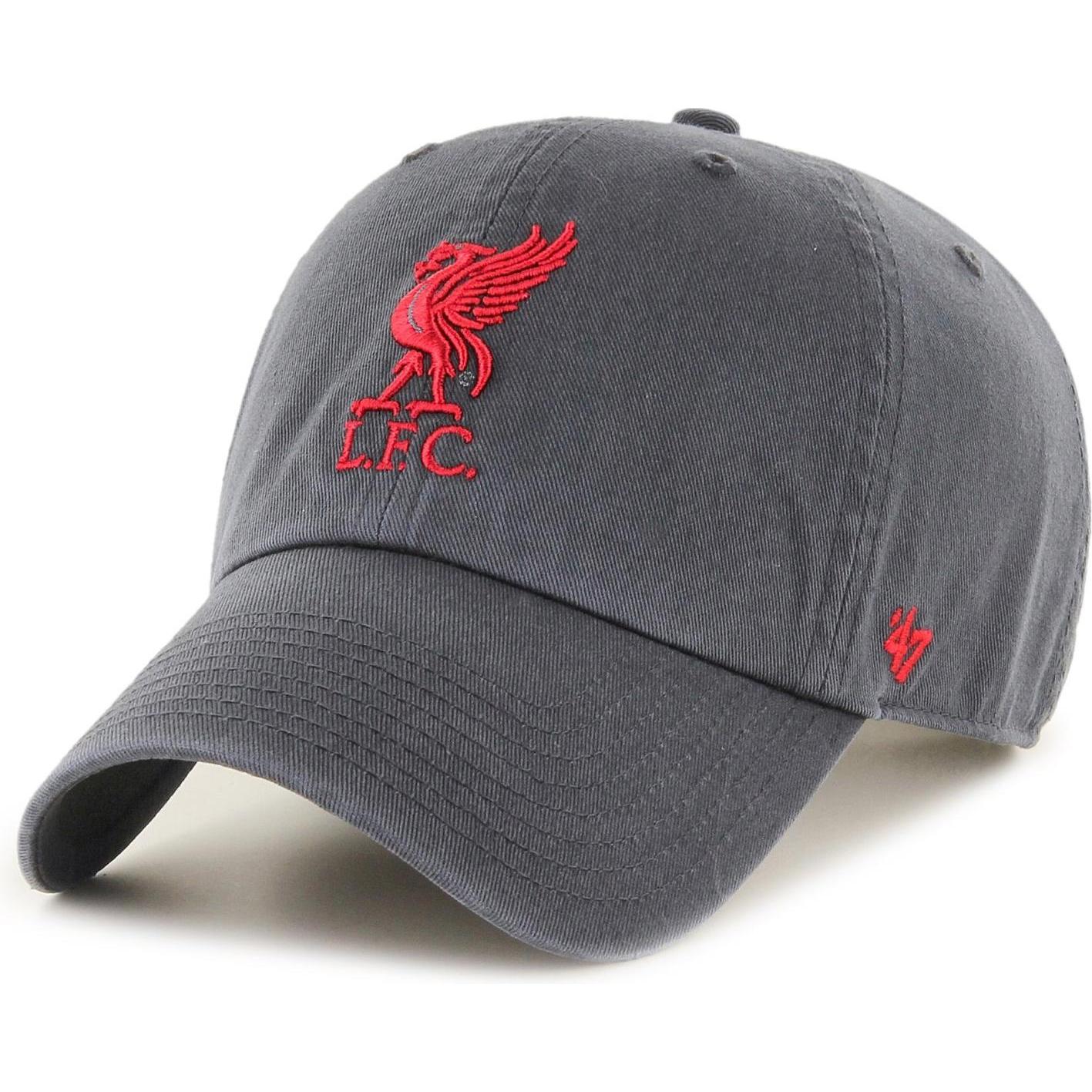 47 Brand, Herren, Cap, Relaxedfit Clean Up FC Liverpool, Grau, (One Size)