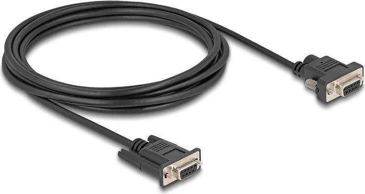 Produktbild Delock Seriell Kabel RS-232 D-Sub9 Buchse zu D-Sub9 Buchse S (3 m)