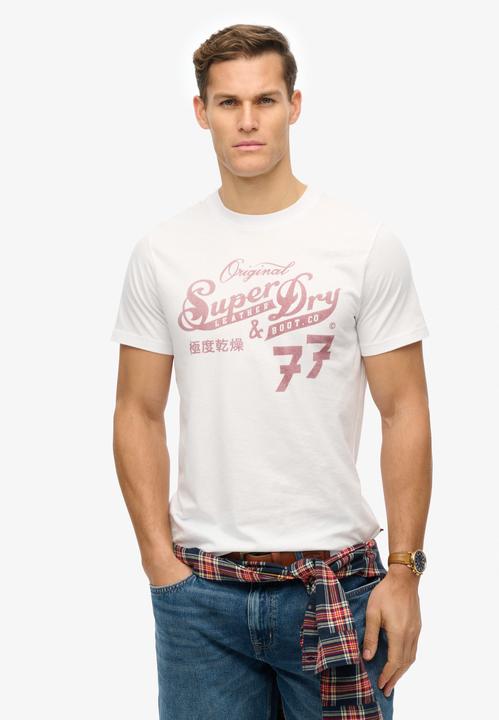 Produktbild Superdry Leather & Boot Co Script T-Shirt (L)
