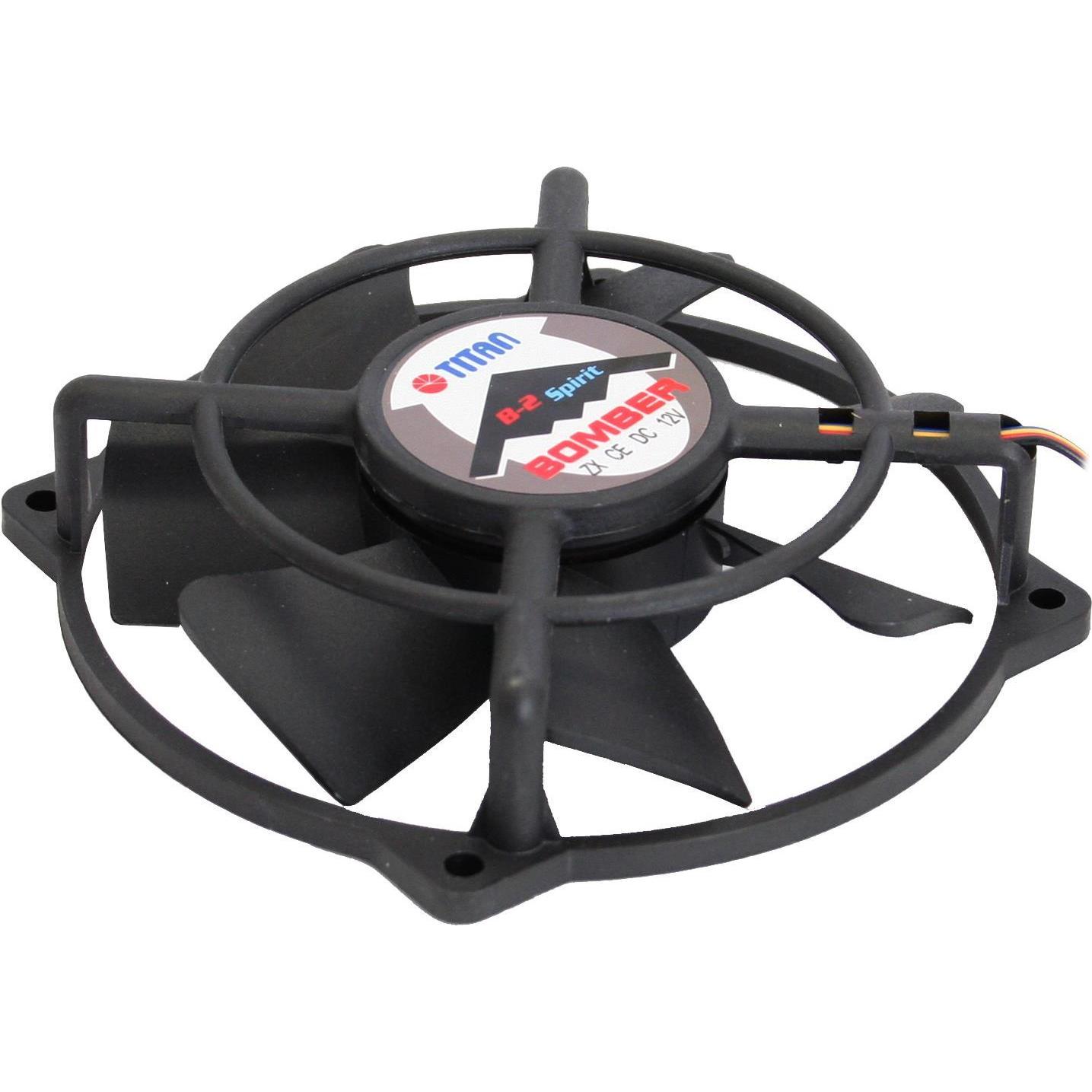 Titan TFD-10025LL12ZP/N (100 mm, 1 x), PC Lüfter, Schwarz