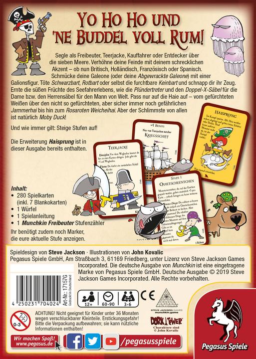 Produktbild Pegasus Munchkin Freibeuter 1+2 (Deutsch)