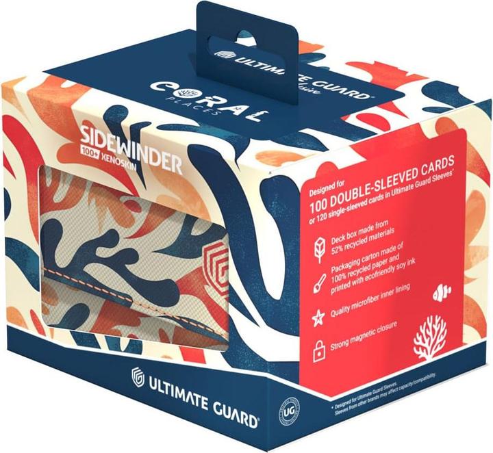 Immagine prodotto Ultimate Guard Sidewinder 100+ Xenoskin 2025 Exclusive "Coral Places" - Mellow Sea