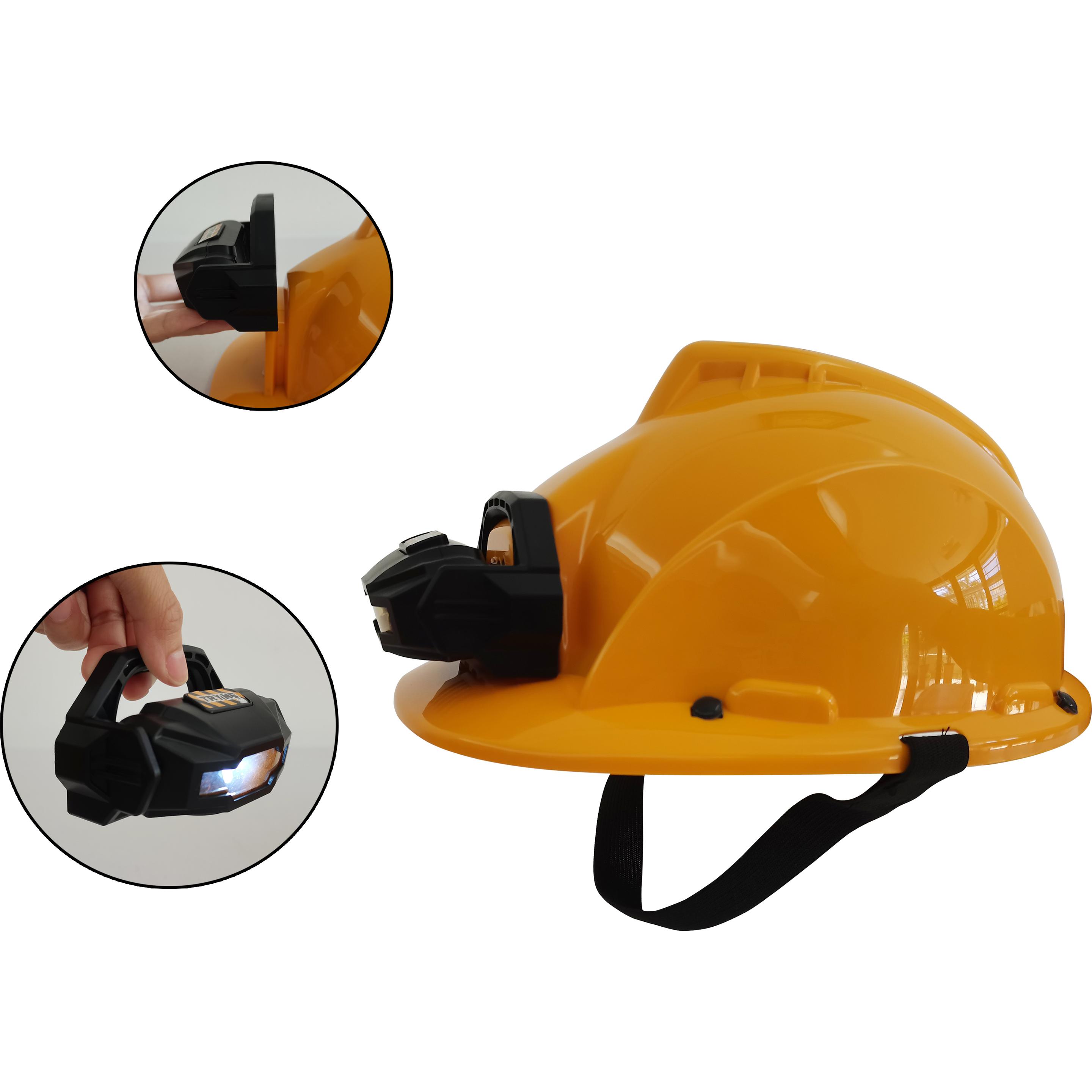 PowerX POWER X - Construction Helmet w/Portable Headlamp (20354)