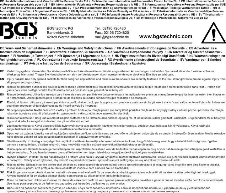 Actual product image BGS Socket, Super Lock, deep | 10 mm (3/8") Drive | 9 mm (9 mm)