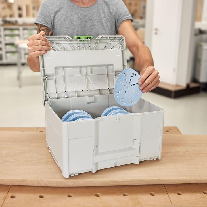 Immagine prodotto Festool Systainer³ d'abrasifs SYS-STF D150 GR set (P80, P180, P220, P60, P120, P150)