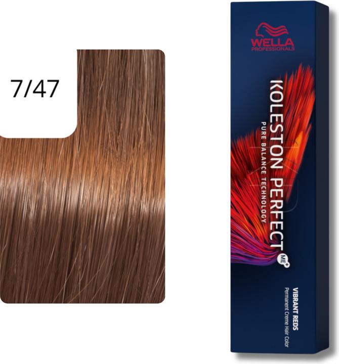 Produktbild Wella Koleston Vibrant Reds (7/47 Mittelblond Rot-Braun)