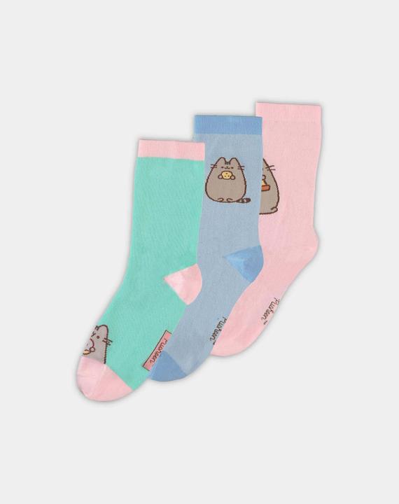 Produktbild Difuzed Pusheen - Crew Socks (3Pack) - 35/38 (3er Pack, 35 - 38)