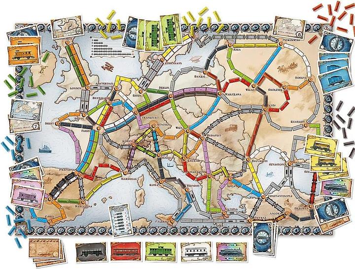 Produktbild Asmodée Zug um Zug - Europa (Deutsch, 2 - 5 Spieler)