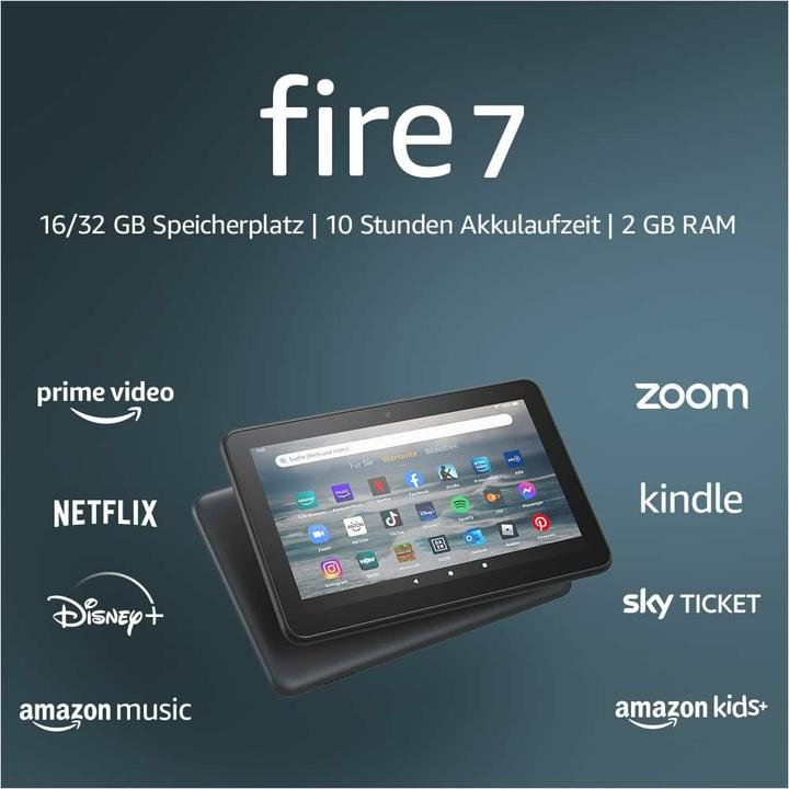 Immagine prodotto Amazon Fire 7 16GB (7", 16 GB, Nero)