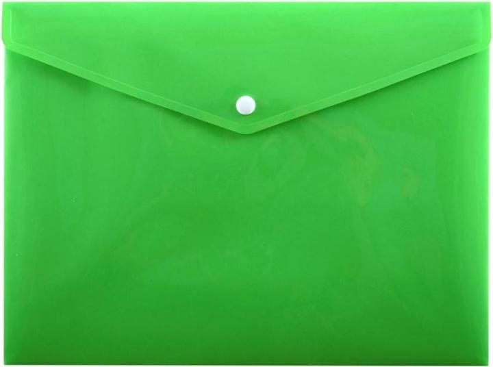 Image du produit Penmate A4 PP-113-Umschlag mit Schnappverschluss, grün
