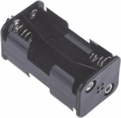 RS PRO Battery holder for chassis mounting for 4 x AA batteries
