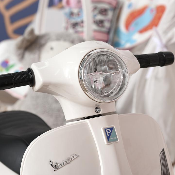 Image du produit Homcom Cyclomoteur électrique pour enfants style Vespa (6 V)