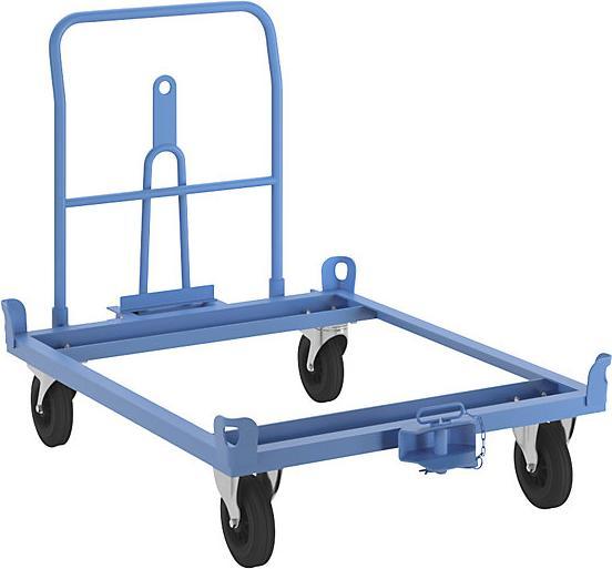 Actual product image eurokraft pro Chassis with drawbar and coupling (500 kg)