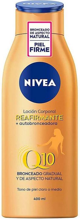 NIVEA Q10+ reafirmante y autobronceadora body milk 400 ml (Selbstbräunungsschaum, 400 ml)