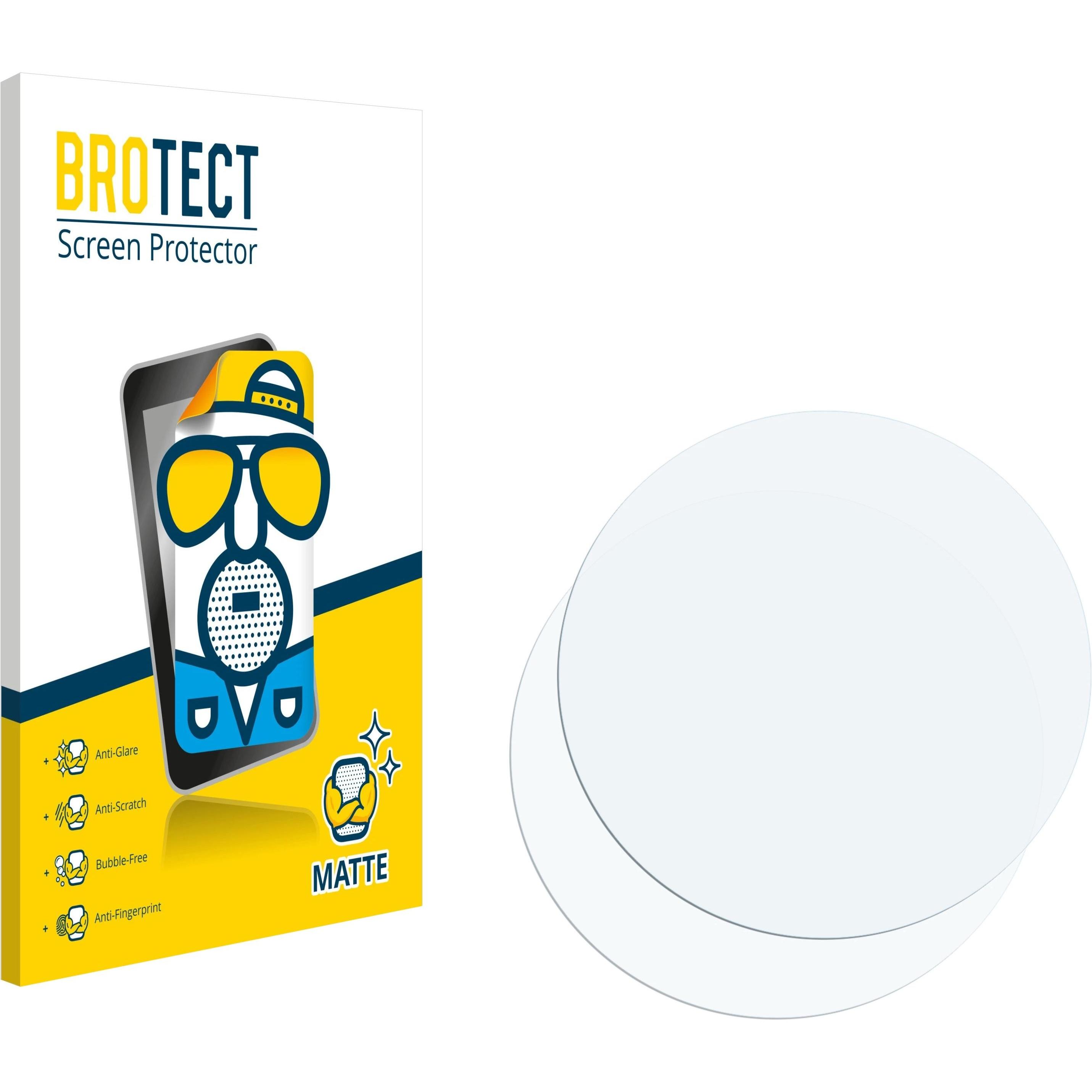 BROTECT Pellicola Opaca, Pellicola protettiva per smartwatch, Nero