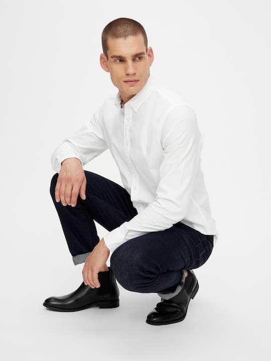 Actual product image Bianco Suede Chelsea Boots (45)