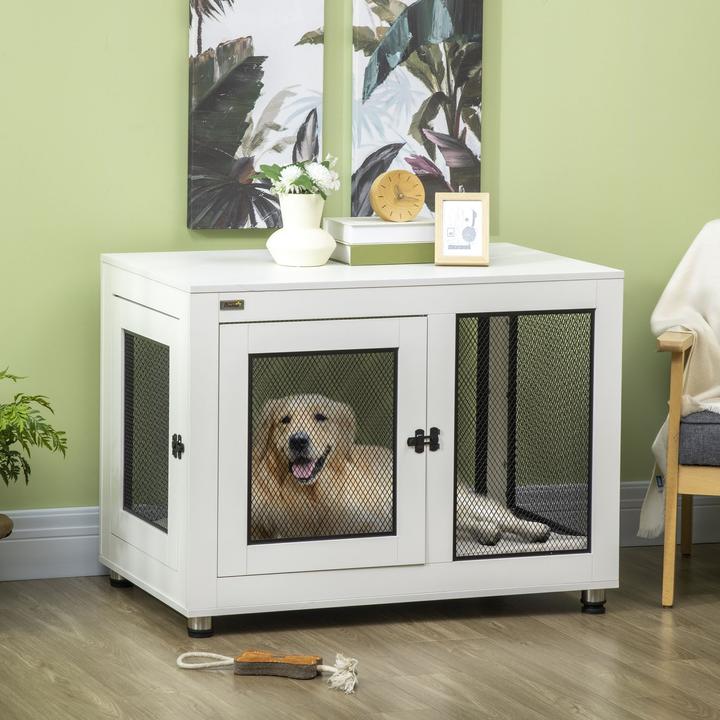 Actual product image PawHut Dog cage with table top (Dog house)