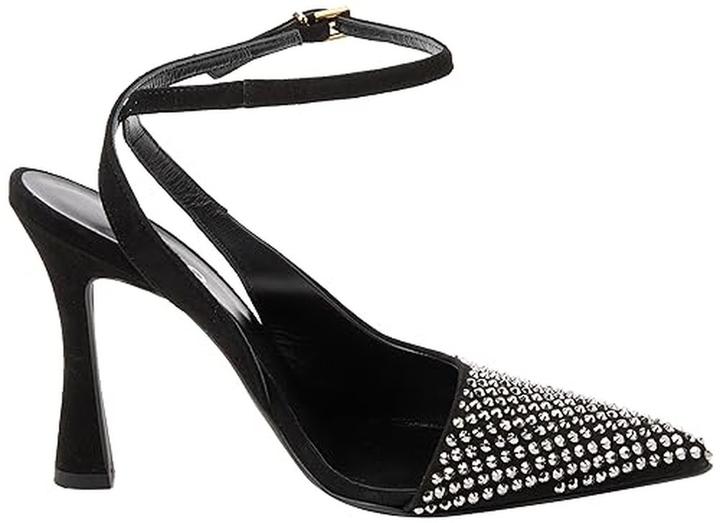 Produktbild Pinko Lisette Tacco a Spillo in Pelle Scamosciata con Strass (38)