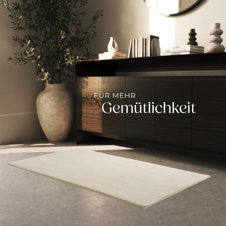Actual product image tectake Kurzflorteppich Soft Zone (80 x 150 cm)