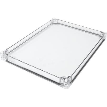 Ensto Vaegskab Cubo C og P låg, transparent, Polykarbonat 300 x 400 x 30 mm, ekskl. Skruer, Elektronikzubehör + Gehäuse