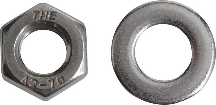Actual product image ForgeFix Hexagonal Nuts & Washers A2 Stainless Steel M8 Forgepack 12
