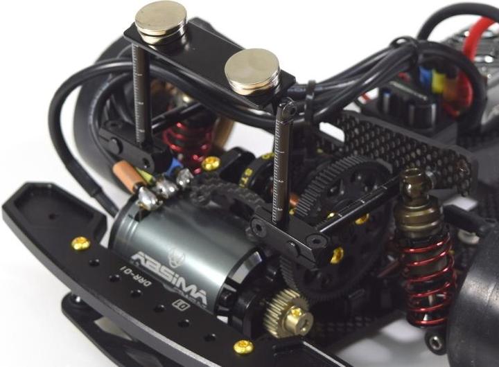 Produktbild Absima Aluminium Magnet Karosseriehalter Set, Schwarz (Einheit)