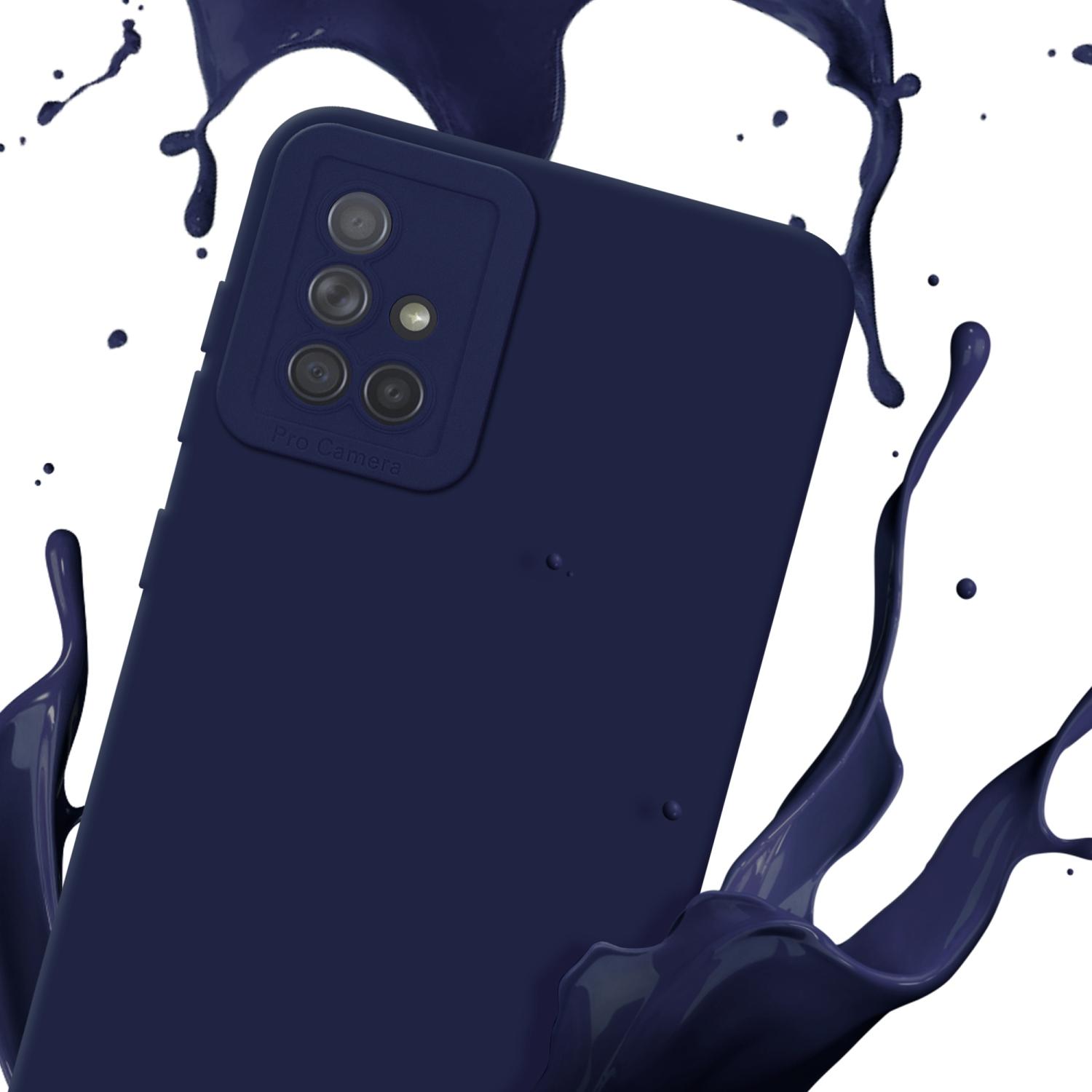 Thumbnail - Cadorabo Hülle für Samsung Galaxy A71 4G im TPU Fluid LM162 Style (Samsung Galaxy A71), Smartphone Hülle, Blau
