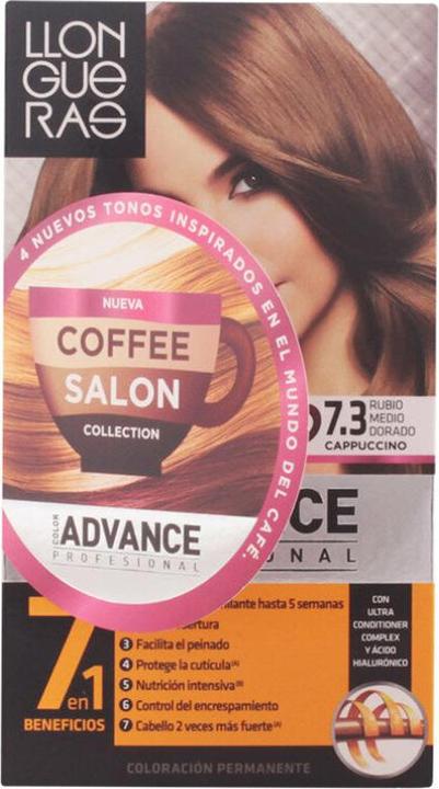 Produktbild Llongueras COLOR ADVANCE #7,3-rubio medio dorado (7,3 - Mittleres Goldblond)