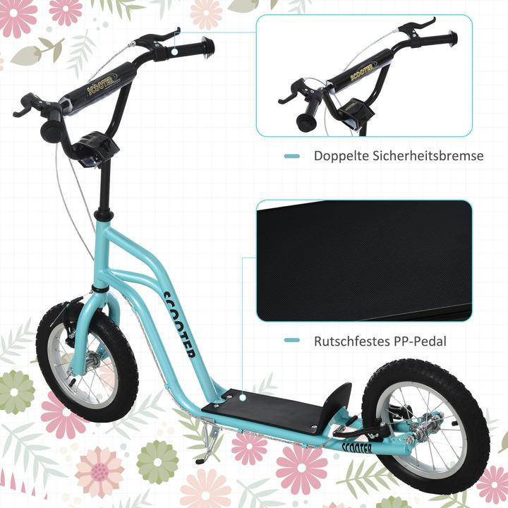 Actual product image Homcom Children's scooter with height-adjustable handlebars