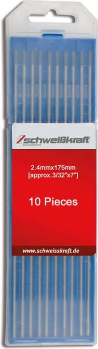 Actual product image Schweisskraft Tungsten electrodes WC 20 grey / 4.0 x 175 mm