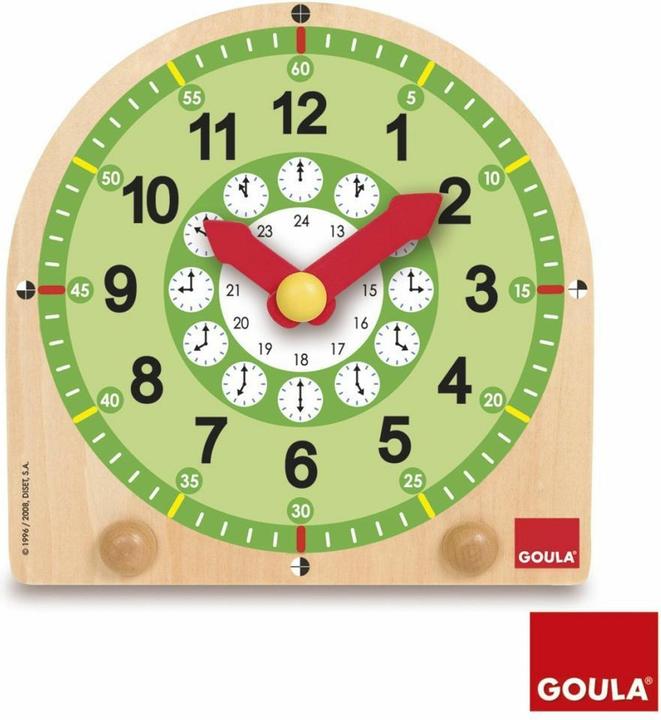 Goula Timer made of wood (Catalan, Dutch, English, French, German, Italian, Portuguese, Spanish, 3 - 6 years)
