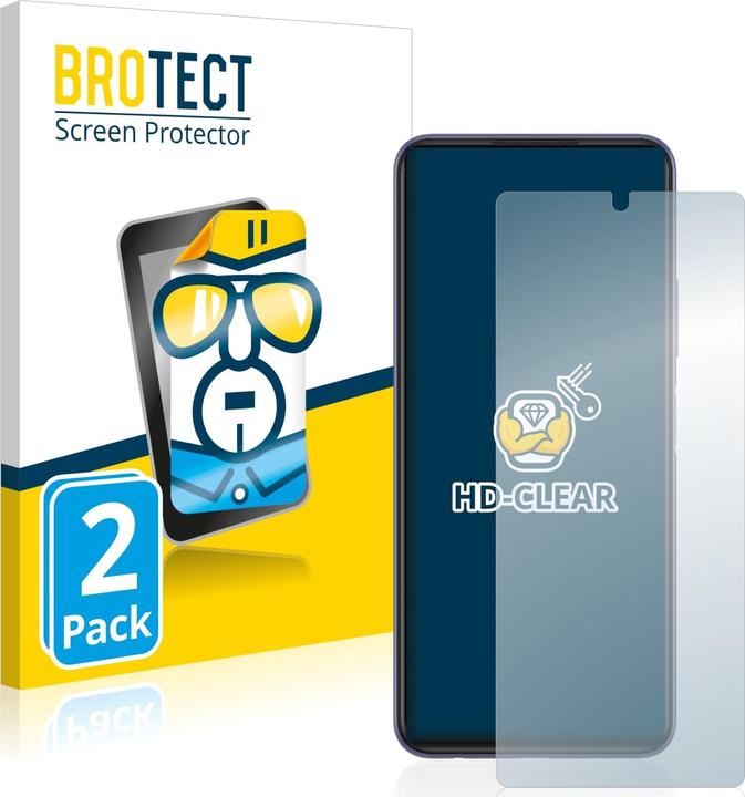 Actual product image BROTECT Screen Protector Clear (2 pcs., Xiaomi Mi Note 10)