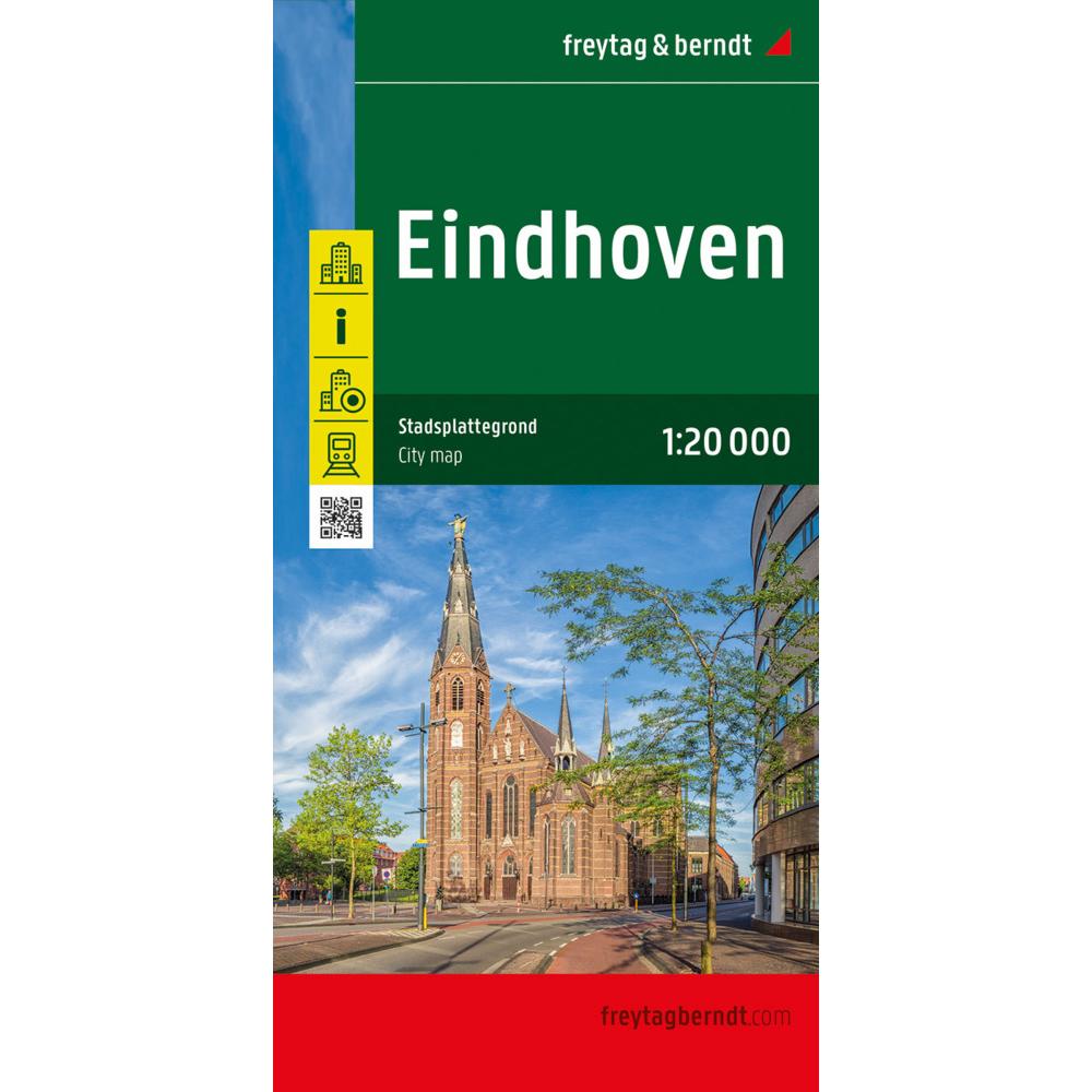 Eindhoven, Stadtplan 1:20.000, freytag, Landkarte
